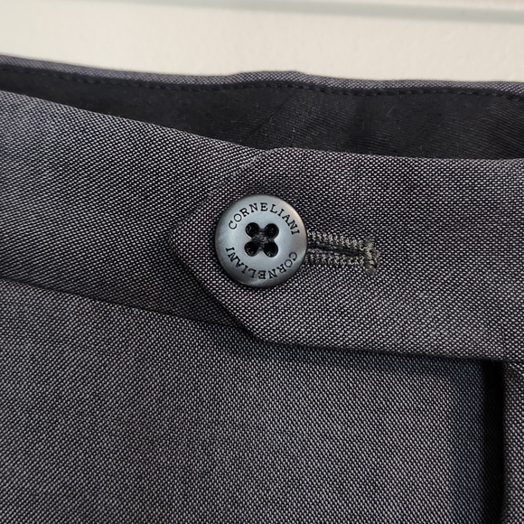 Corneliani Mens Grey Tailored Wool Trousers, Size 48 (IT)/32 (US) ~ EUC - Picture 4 of 15